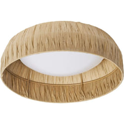 Ledvance - Lampada decorativa da soffitto in carta di bambù 300 12W 830 Marrone