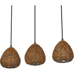 Ledvance - Lampada a sospensione Decor Paper Drop Linear 3XE27 beige.