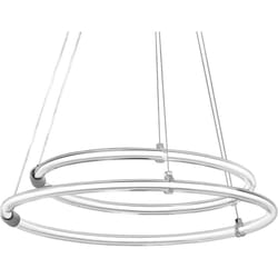 Ledvance - Decor Aura, lampada a sospensione a 2 fiamme in policarbonato ondulato con design led e filamento, 21W, 2400 lm, 3000 k, 830 bianco caldo,