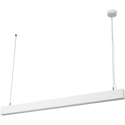 Ledvance - Office Line Cuboid, square suspended office ceiling light, 42 w, 5,000 lm, 4,000 k, 840 cool white, 3-step dimmable, white aluminium, IP20