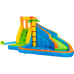 Parco acquatico gonfiabile con scivolo vivi - 400 x 300 cm - Home Deluxe