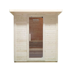 Sauna da esterno talo l - 221 x 217 cm per 4 persone Taglia l - Home Deluxe