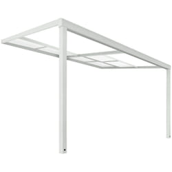 Terrazza sul tetto solis deluxe Colore: Bianco, Dimensioni: 390 x 295 x 233/272 cm - Home Deluxe