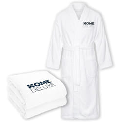 Home Deluxe - Set sauna accappatoio e asciugamani noa Taglia: l