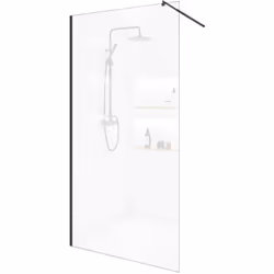Specifiche del prodotto: Colore profilo: nero 10 mm ESG - vetro di sicurezza (vetro di sicurezza temperato) Materiale del tel ...