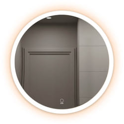 Home Deluxe - Specchio a led rotondo emmi Dimensioni: 60 cm