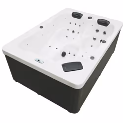 Specifiche del prodotto: Dimensioni (L x P x A): 220 x 156 x 82 cm Altezza di riempimento di 65 cm per un'esperienza di bagno ...