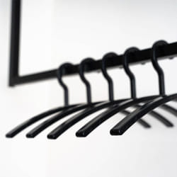 Home Deluxe - Appendiabiti in plastica rack - 10 pezzi Quantità 10