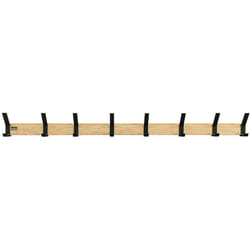 Home Deluxe - Appendiabiti comprensivo di ganci, calamite e mensola per quadri stripe Quantità: 8 ganci