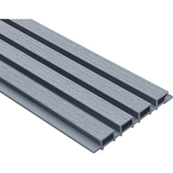 Home Deluxe - Rivestimento di facciata in wpc duvar Colore: grigio chiaro, dimensione: 8 mq