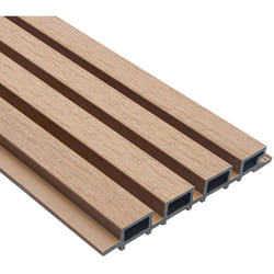 Home Deluxe - Rivestimento di facciata in wpc duvar Colore: Teak, Dimensione: 6 m²