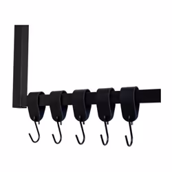 Specifiche del prodotto: Dimensioni (L x P x A): 11 x 3 x 4 cm Materiale: ferro verniciato a polvere + pelle PU Colore: nero ...
