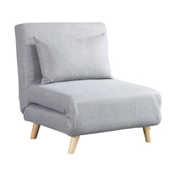 Poltrona letto pieghevole con funzione sonno snooze Colore: grigio - Home Deluxe