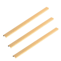 Home Deluxe - Cornice per pannello acustico Set da 3 – Oro 50 cm