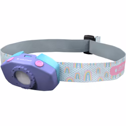 Ledlenser KIDLED2, Torcia a fascia, Viola, Bianco, Acrilonitrile butadiene stirene (ABS), Pulsanti, 3 anno/i, IP44