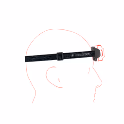 Ledlenser HF4R Core Nero Torcia a fascia LED - Vista aggiuntiva 6