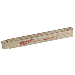 Milwaukee - doppio metro piegh. a stecca sottile in legno 2M