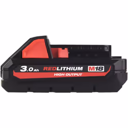Batteria Milwaukee M18 HB3 18V 3Ah Ah offre fino al 50% di potenza in più rispetto alle batterie M18™ REDLITHIUM. Il sistema ...