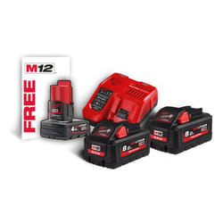 Kit NRG Milwaukee M18™ REDLITHIUM™-ION HIGH OUTPUT™ 8,0Ah - M18HNRG-802