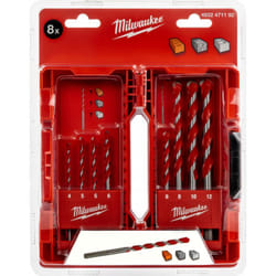 Milwaukee - Set di 8 Punte Premium per calcestruzzo 4932471192