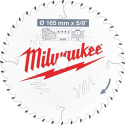 Milwaukee - Lama circolare 40 denti 1,6x165mm 4932471312