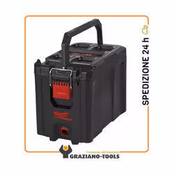La cassetta porta utensili 411x254x330mm Milwaukee fa parte del sistema PACKOUT, il rivoluzionario metodo di stoccaggio e tra ...