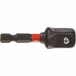 Milwaukee - Inserto per chiave a bussola Shockwave da 50 mm, esagonale da 1/4 a 1/2