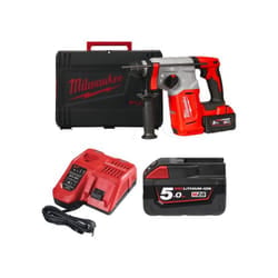 18V M18 BLHX-502X trapano sds+ senza spazzole + 2 batterie da 5 Ah + caricabatterie in valigetta hd-box 4933478892 - Milwaukee