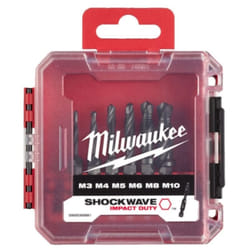 Kit 6 punte maschio hss-g Shockwave per foratura da 1.4' Milwaukee 4932498267