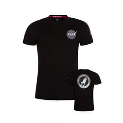 Alpha Industries Space Shuttle T-shirt, nero, dimensione S per uomo