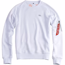 Alpha Industries X-Fit Felpa, bianco, dimensione XS per uomo