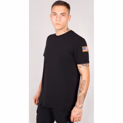 Alpha Industries NASA T-shirt, nero, dimensione S per uomo