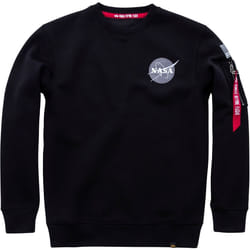Alpha Industries Space Shuttle Felpa, nero, dimensione XS per uomo