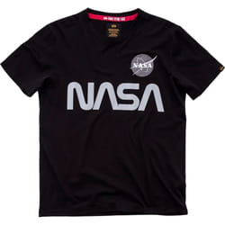 Alpha Industries NASA Reflective T-shirt, nero, dimensione XS per uomo