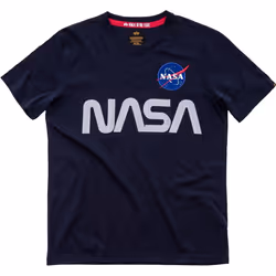 Alpha Industries NASA Reflective T-shirt, nero, dimensione XS per uomo
