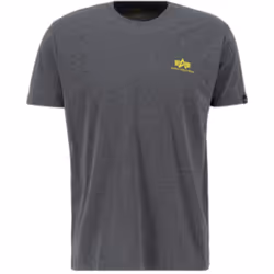Alpha Industries Basic T Small Logo T-shirt, grigio, dimensione S per uomo