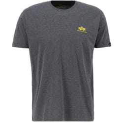 Alpha Industries Basic T Small Logo T-shirt, grigio, dimensione S per uomo