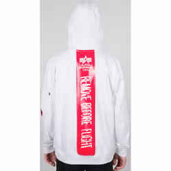 Alpha Industries RBF Latex Felpa, bianco, dimensione M per uomo
