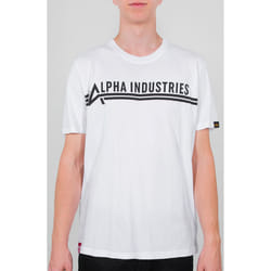 Alpha Industries Maglietta, nero-bianco, dimensione L per uomo
