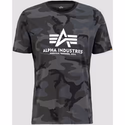 Alpha Industries Basic Camo Maglietta, nero-multicolore, dimensione S per uomo - Vista aggiuntiva 2