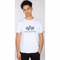 Alpha Industries Basic Rainbow Ref. Maglietta, bianco, dimensione XL per uomo