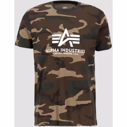 Alpha Industries Basic Camo Maglietta, multicolore, dimensione XS per uomo