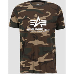 Alpha Industries Basic Camo Maglietta, multicolore, dimensione XS per uomo