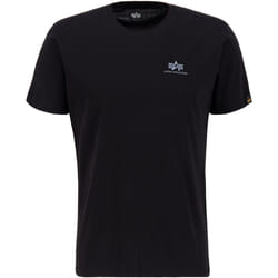 Alpha Industries Backprint Reflective Maglietta, nero, dimensione L per uomo