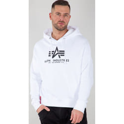 Alpha Industries Basic OS Felpa, bianco, dimensione S per uomo
