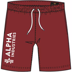Alpha Industries Basic AI Pantaloncini, rosso, dimensione S per uomo