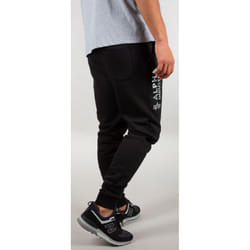 Alpha Industries Basic Foil Print Pantaloni della tuta, nero, dimensione 3XL per uomo