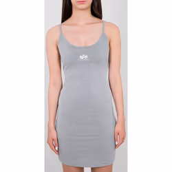 Alpha Industries Basic Small Logo Abito da donna, grigio, dimensione XL per donne