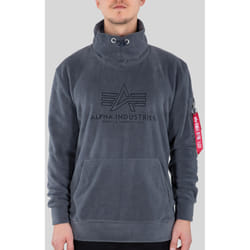 Alpha Industries Turtle-Neck Polar Fleece Pullover, grigio, dimensione L per uomo
