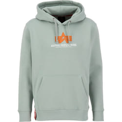 Alpha Industries Basic Rubber Felpa, verde, dimensione S per uomo